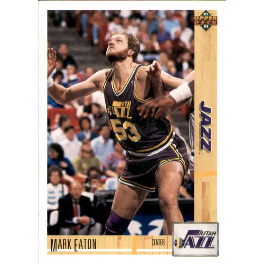 1991-92 Upper Deck #116 Mark Eaton NM-MT Utah Jazz Basketball Card Image 1