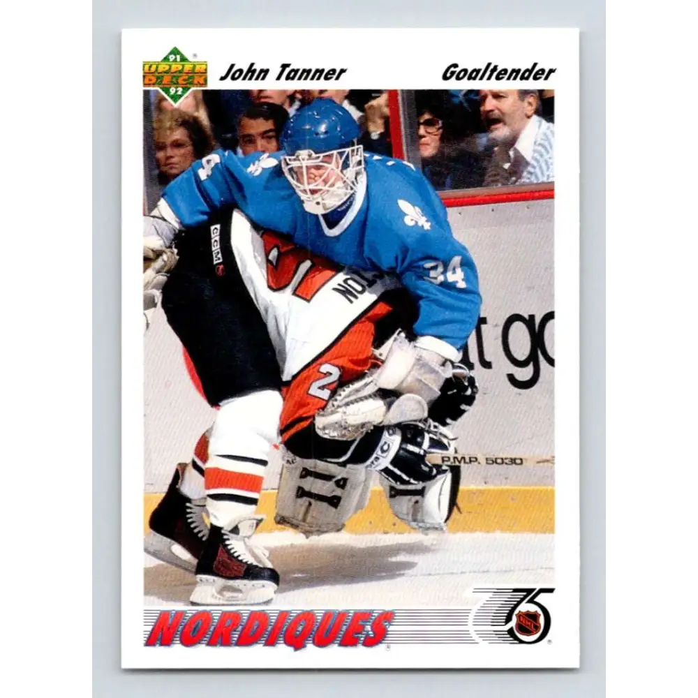 1991-92 Upper Deck #119 John Tanner NM-MT Hockey Card Image 1