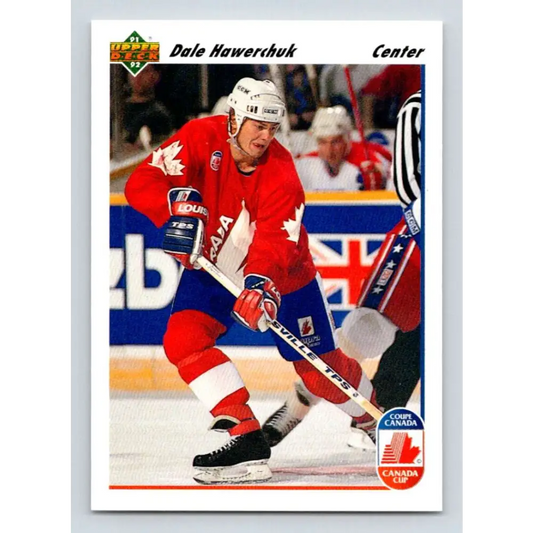 1991-92 Upper Deck #12 Dale Hawerchuk NM-MT Hockey Card Image 1
