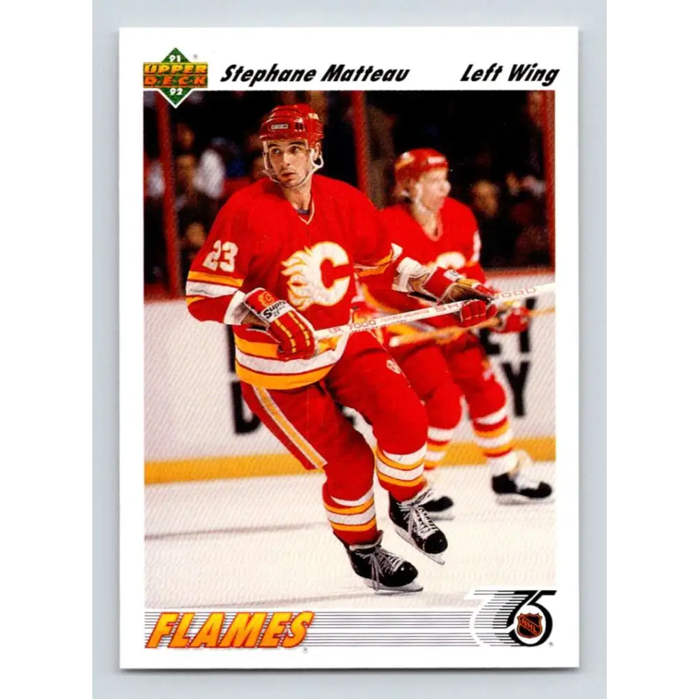1991-92 Upper Deck #121 Stephane Matteau NM-MT Hockey Card Image 1