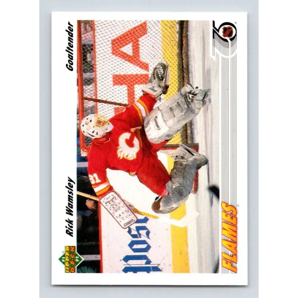 1991-92 Upper Deck #130 Rick Wamsley NM-MT Hockey Card Image 1
