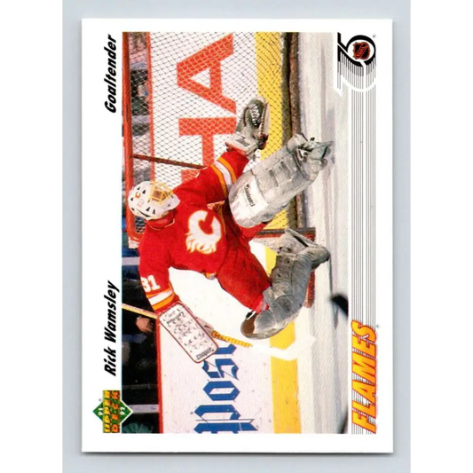 1991-92 Upper Deck #130 Rick Wamsley NM-MT Hockey Card Image 1