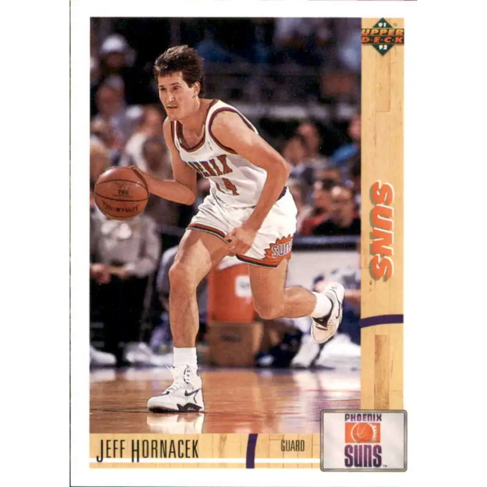 1991-92 Upper Deck #135 Jeff Hornacek NM-MT Phoenix Suns Basketball Card Image 1