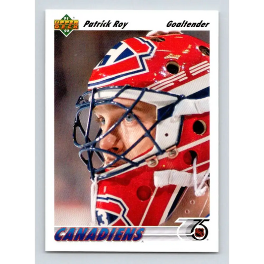1991-92 Upper Deck #137 Patrick Roy NM-MT Hockey Card Image 1