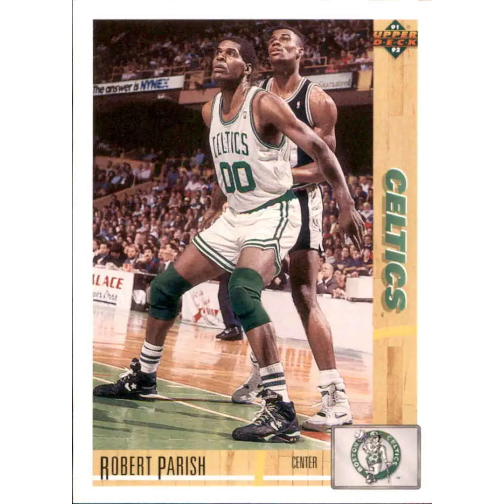 1991-92 Upper Deck #163 Robert Parish NM-MT Boston Celtics Basketball Card Image 1