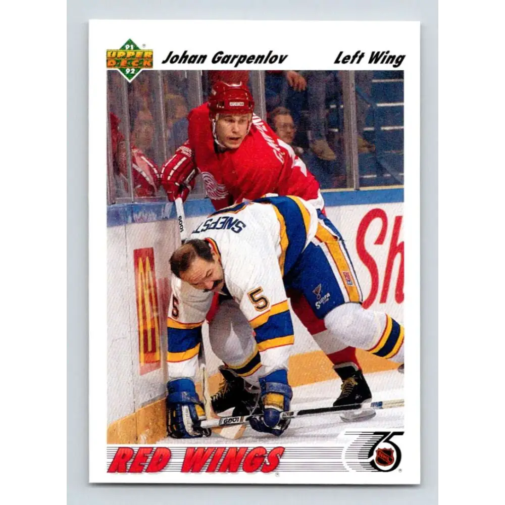 1991-92 Upper Deck #167 Johan Garpenlov NM-MT Hockey Card Image 1