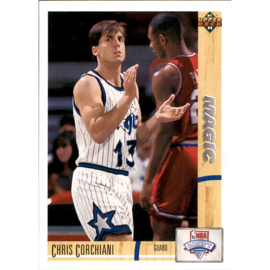1991-92 Upper Deck #17 Chris Corchiani NM-MT RC Rookie Orlando Magic Basketball Card Image 1