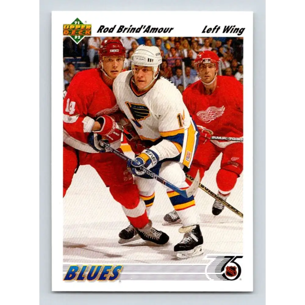 1991-92 Upper Deck #189 Rod Brind'Amour NM-MT Hockey Card Image 1