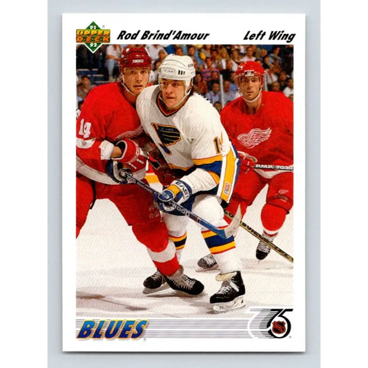 1991-92 Upper Deck #189 Rod Brind'Amour NM-MT Hockey Card Image 1