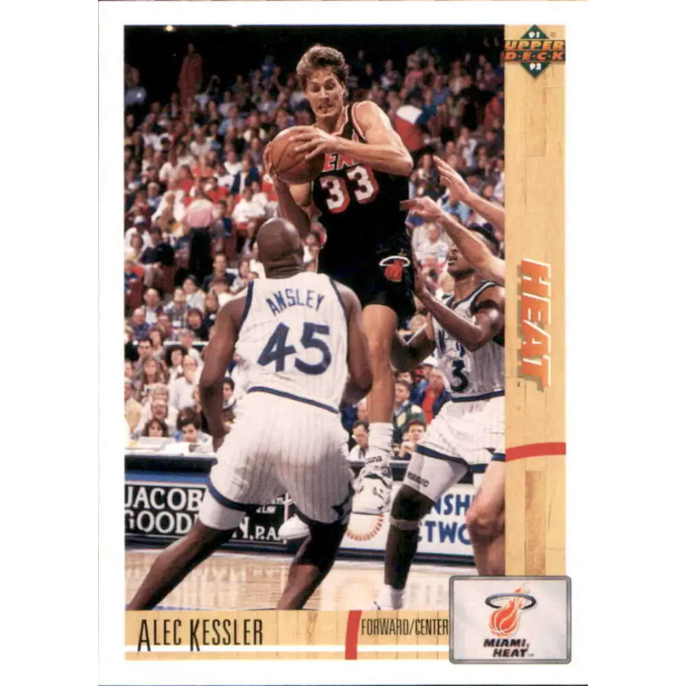 1991-92 Upper Deck #194 Alec Kessler NM-MT Miami Heat Basketball Card Image 1