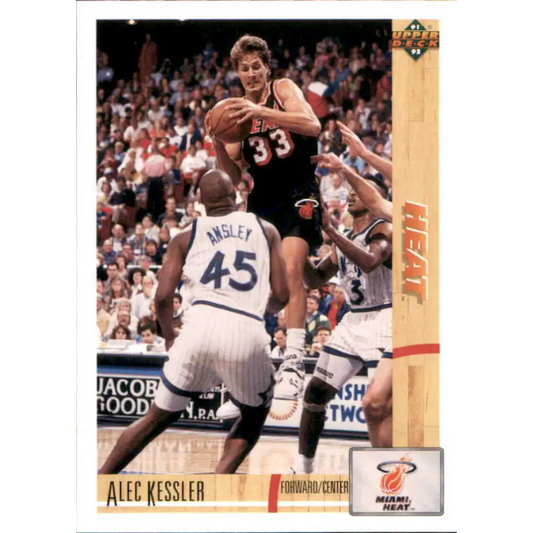 1991-92 Upper Deck #194 Alec Kessler NM-MT Miami Heat Basketball Card Image 1