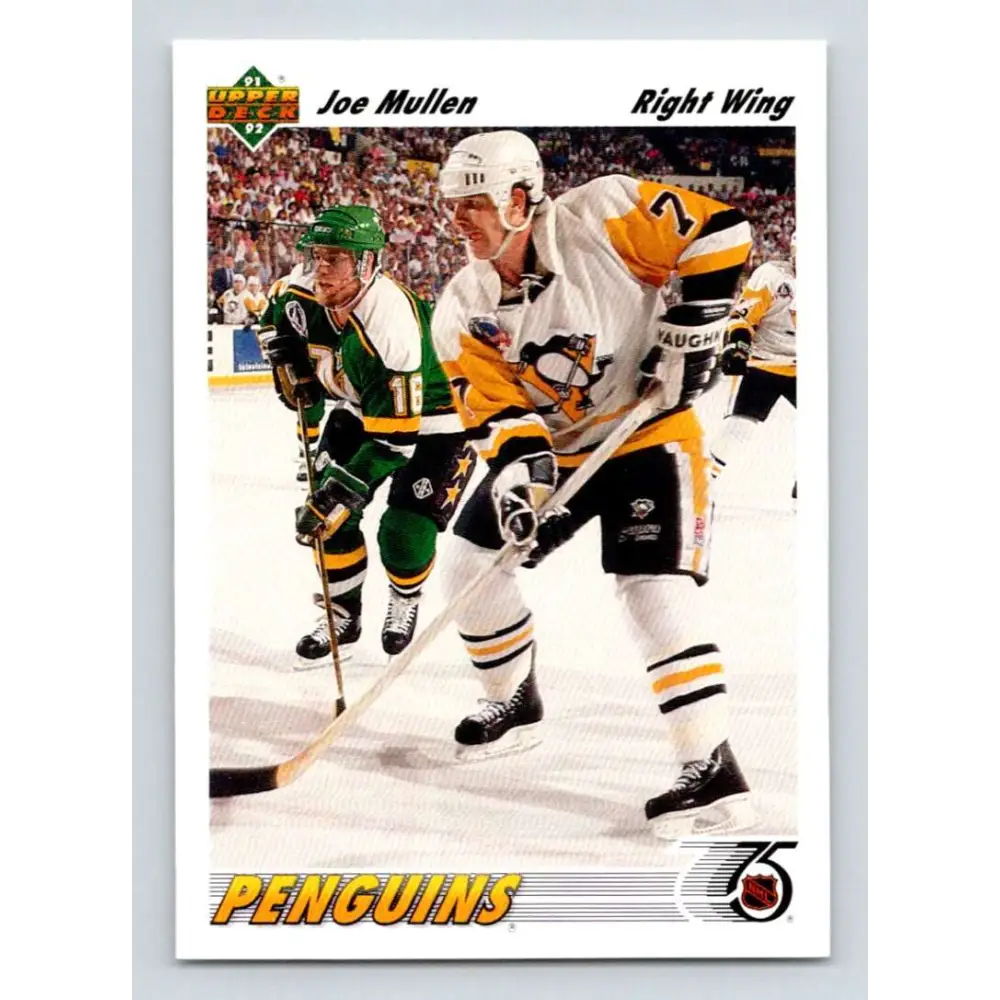 1991-92 Upper Deck #201 Joe Mullen NM-MT Hockey Card Image 1