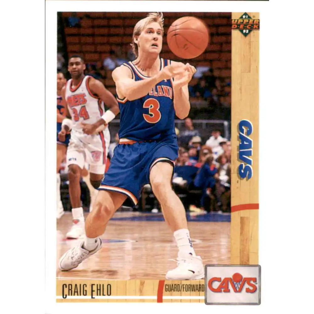 1991-92 Upper Deck #202 Craig Ehlo NM-MT Cleveland Cavaliers Basketball Card Image 1