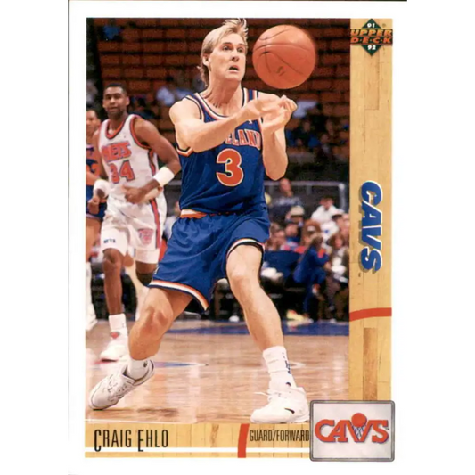 1991-92 Upper Deck #202 Craig Ehlo NM-MT Cleveland Cavaliers Basketball Card Image 1