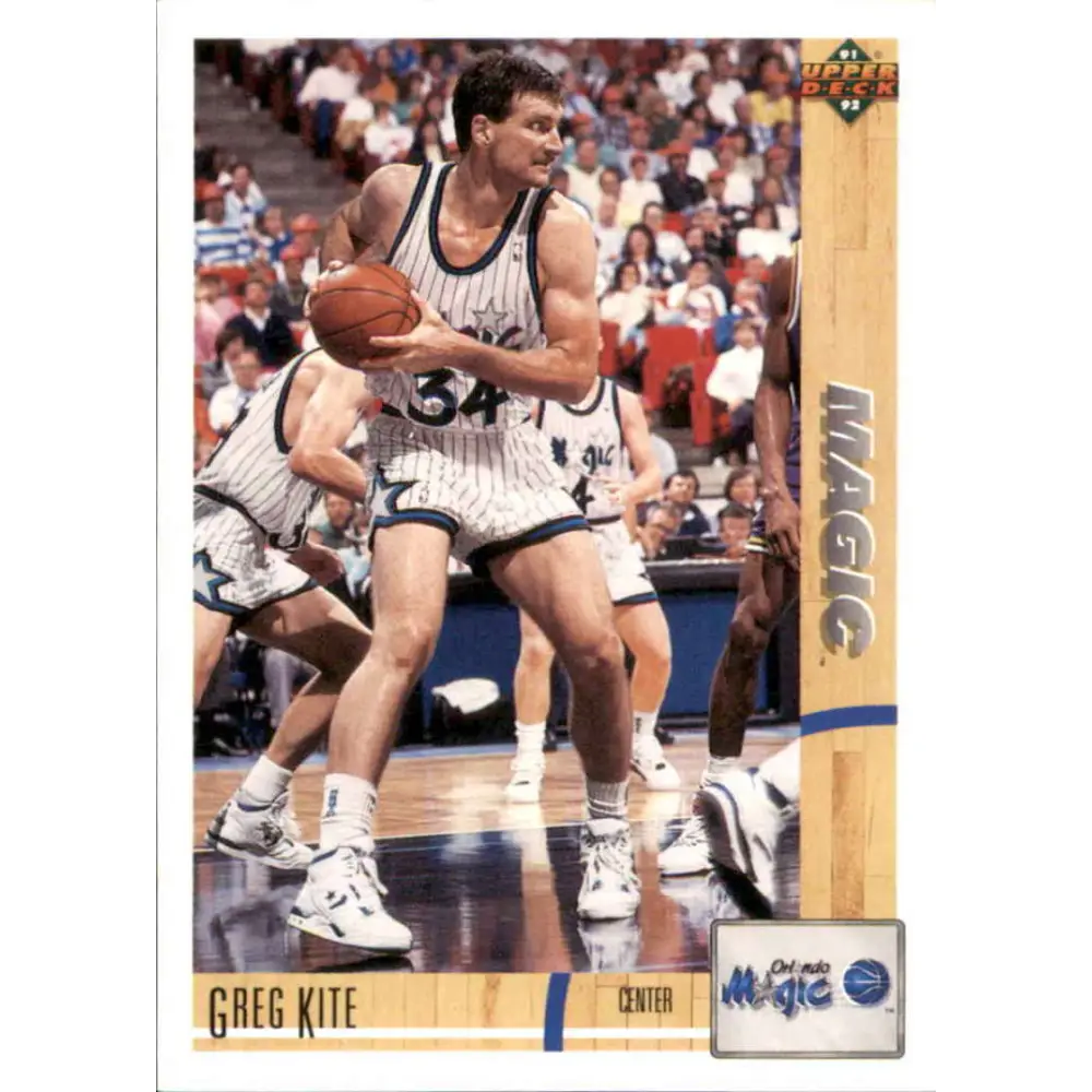 1991-92 Upper Deck #207 Greg Kite NM-MT Orlando Magic Basketball Card Image 1
