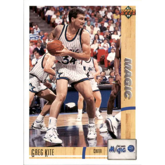 1991-92 Upper Deck #207 Greg Kite NM-MT Orlando Magic Basketball Card Image 1