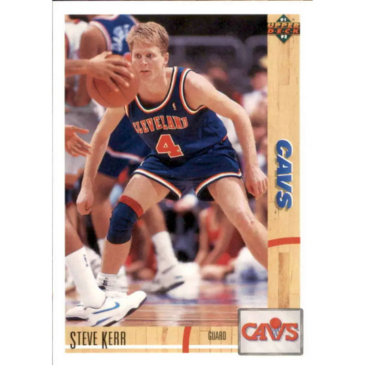 1991-92 Upper Deck #208 Steve Kerr NM-MT Cleveland Cavaliers Basketball Card Image 1