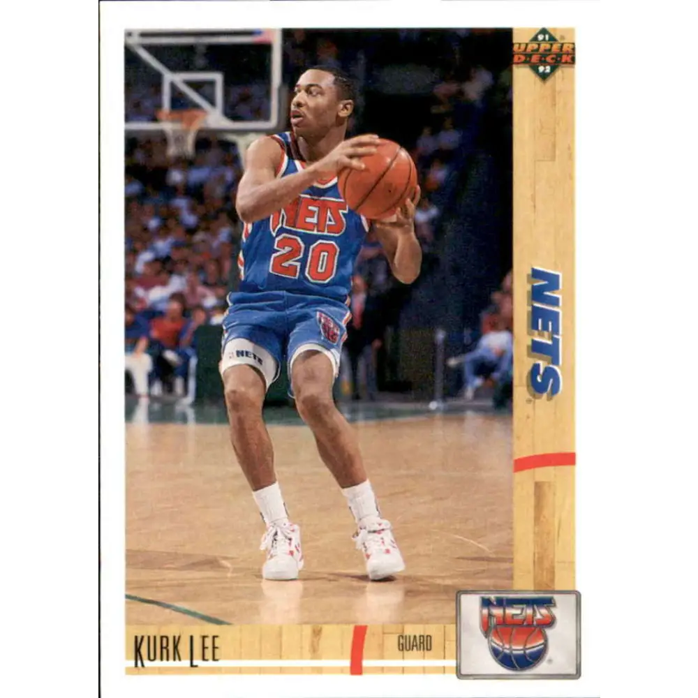 1991-92 Upper Deck #24 Kurk Lee NM-MT New Jersey Nets Basketball Card Image 1