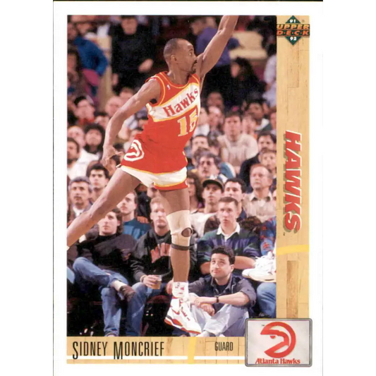 1991-92 Upper Deck #240 Sidney Moncrief NM-MT Atlanta Hawks Basketball Card Image 1