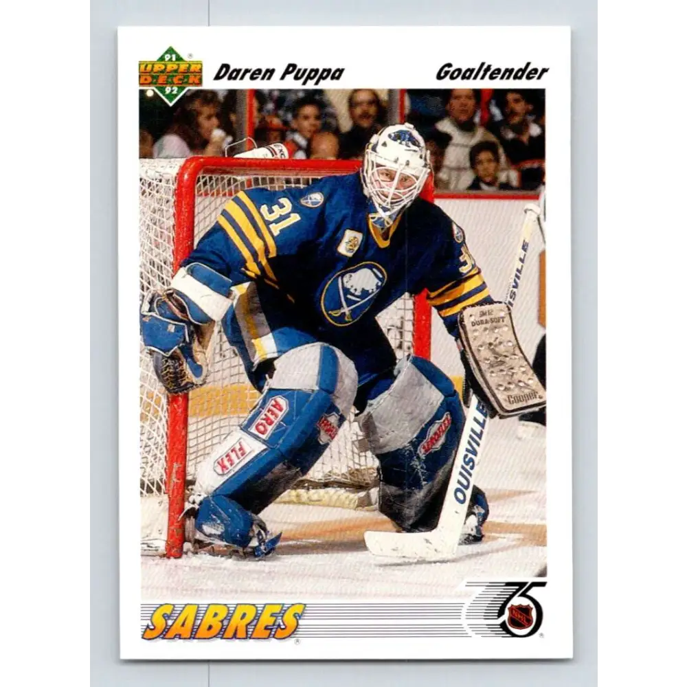 1991-92 Upper Deck #248 Daren Puppa NM-MT Hockey Card Image 1