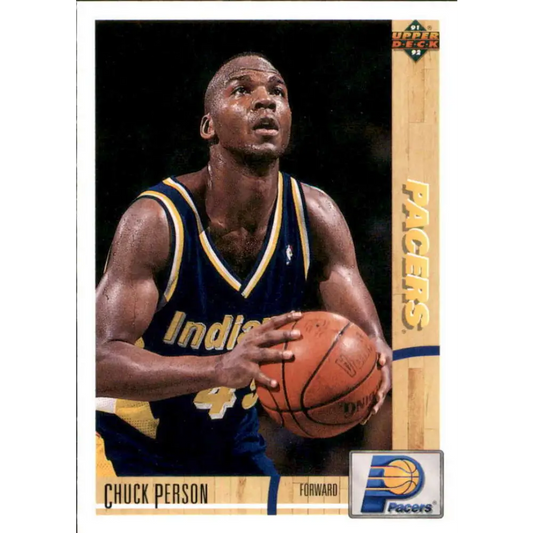 1991-92 Upper Deck #253 Chuck Person NM-MT Indiana Pacers Basketball Card Image 1