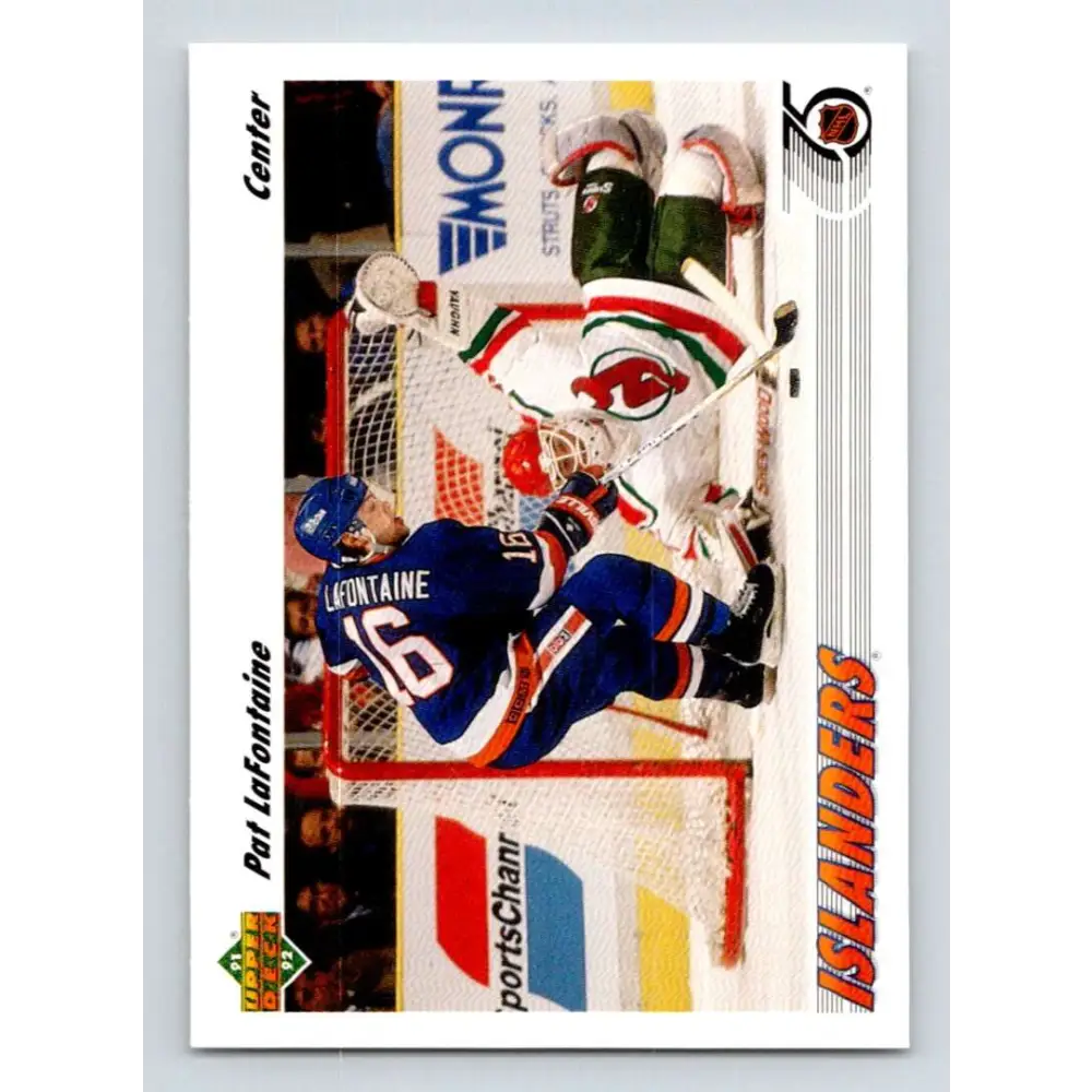 1991-92 Upper Deck #253 Pat LaFontaine NM-MT Hockey Card Image 1