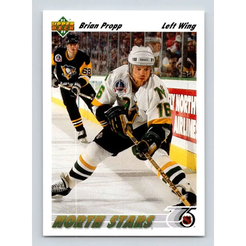 1991-92 Upper Deck #260 Brian Propp NM-MT Minnesota North Stars Hockey Card Image 1