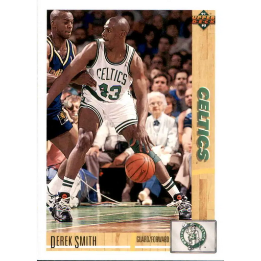 1991-92 Upper Deck #27 Derek Smith NM-MT Boston Celtics Basketball Card Image 1