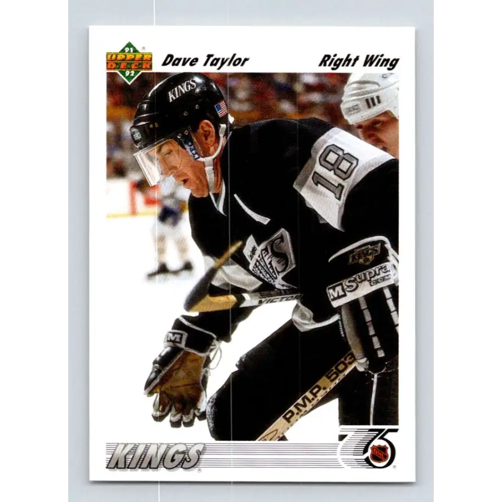 1991-92 Upper Deck #270 Dave Taylor NM-MT Los Angeles Kings Hockey Card Image 1
