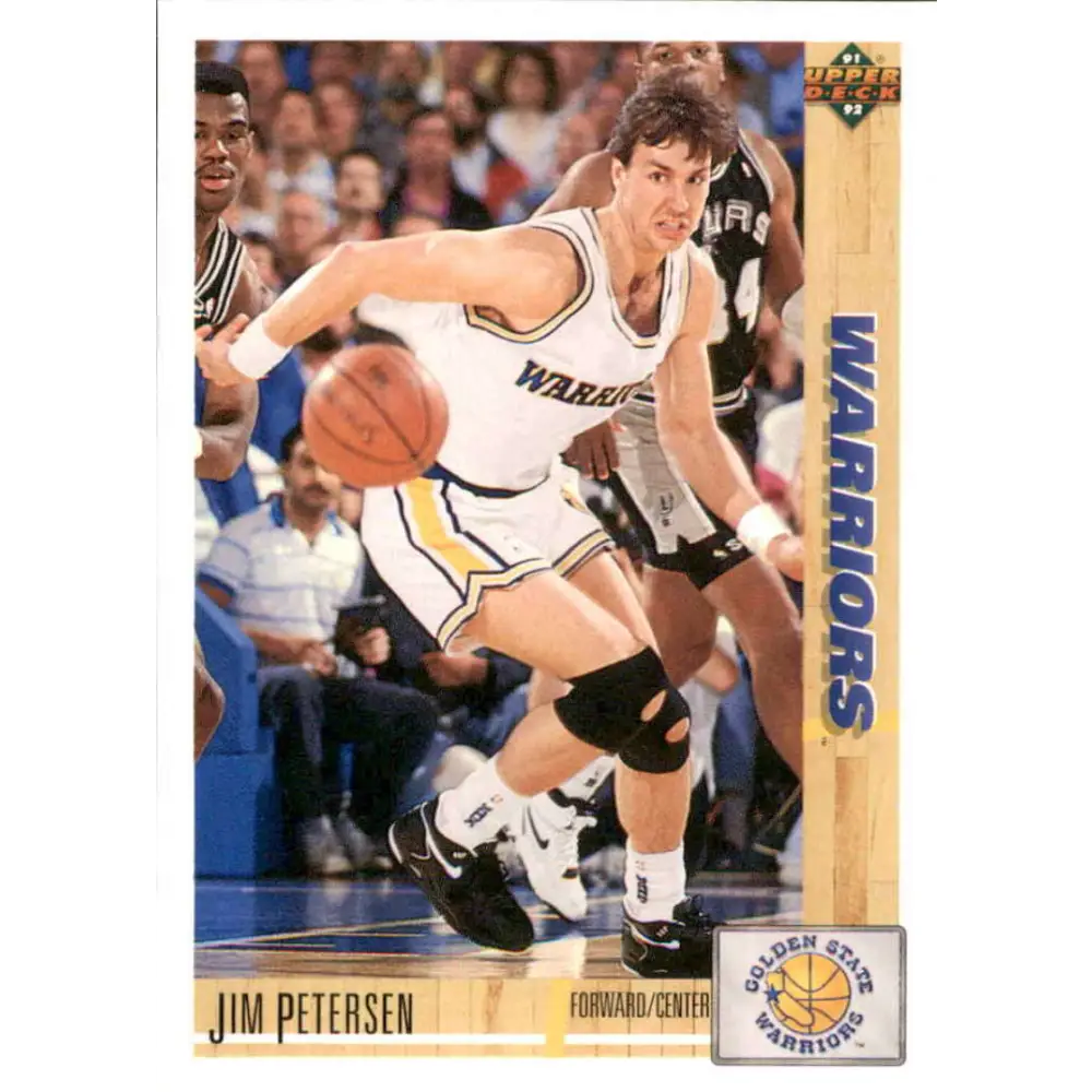 1991-92 Upper Deck #270 Jim Petersen NM-MT Golden State Warriors Basketball Card Image 1