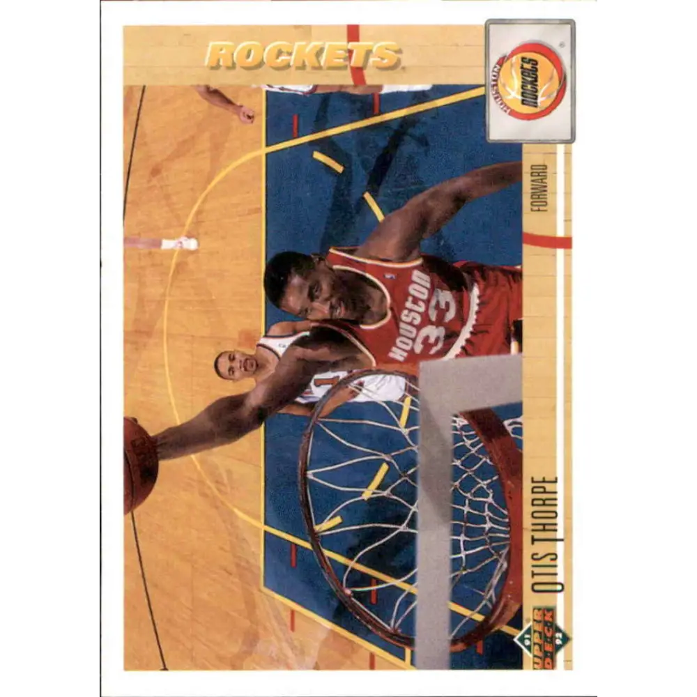1991-92 Upper Deck #271 Otis Thorpe NM-MT Houston Rockets Basketball Card Image 1
