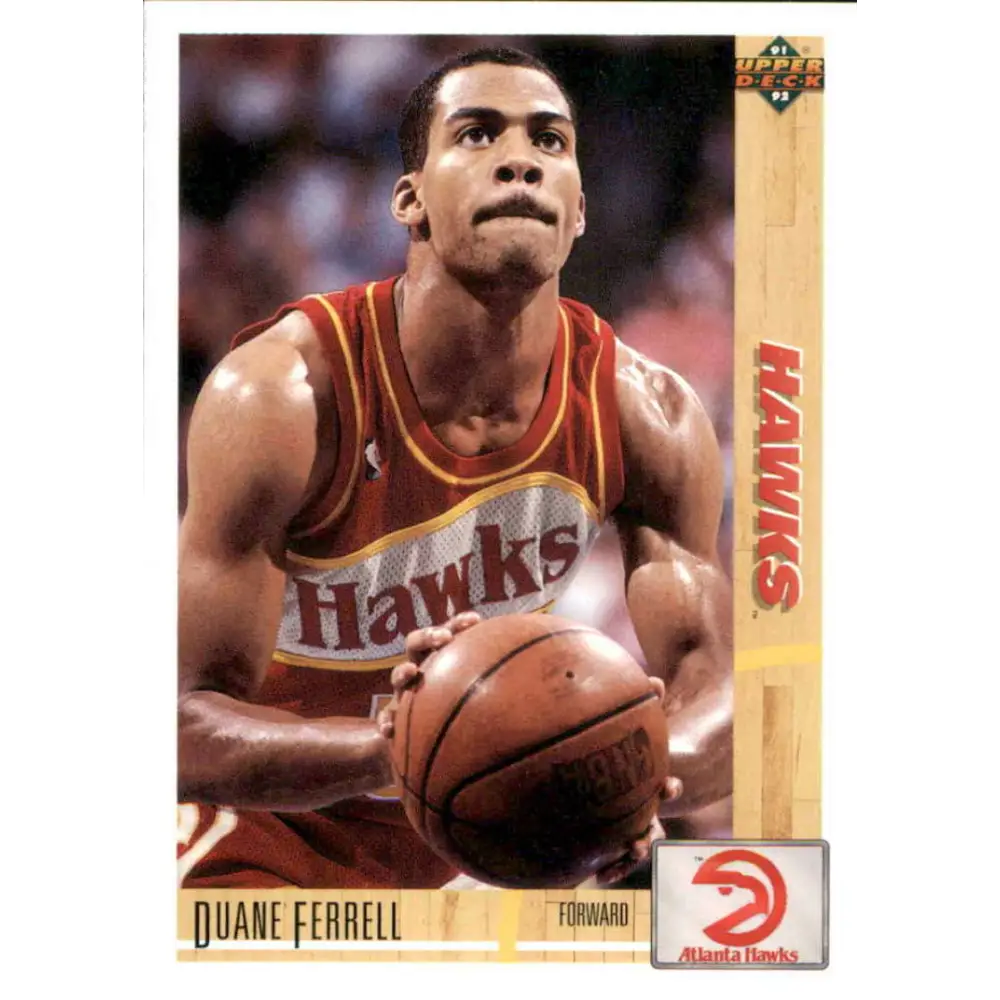 1991-92 Upper Deck #274 Duane Ferrell NM-MT Atlanta Hawks Basketball Card Image 1