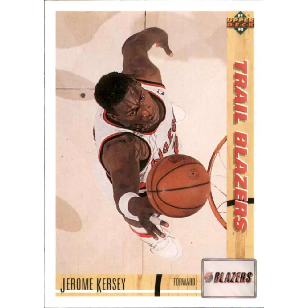 1991-92 Upper Deck #277 Jerome Kersey NM-MT Portland Trail Blazers Basketball Card Image 1