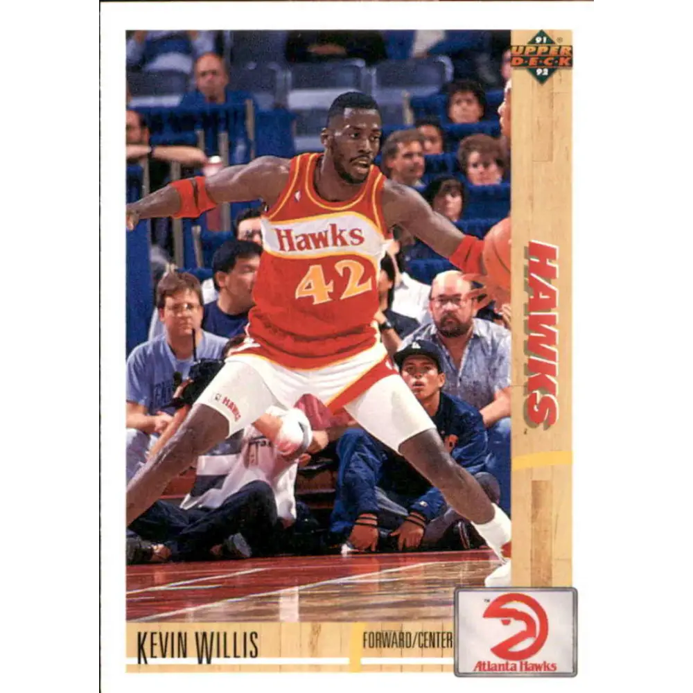 1991-92 Upper Deck #278 Kevin Willis NM-MT Atlanta Hawks Basketball Card Image 1