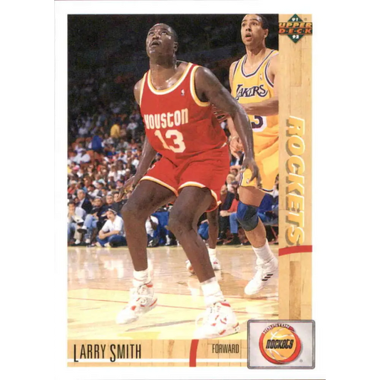 1991-92 Upper Deck #280 Larry Smith NM-MT Houston Rockets Basketball Card Image 1