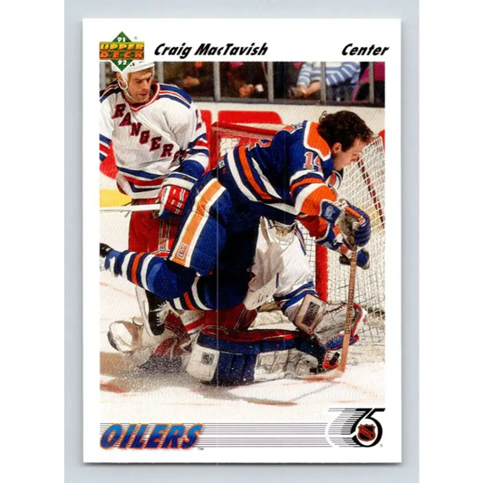 1991-92 Upper Deck #284 Craig MacTavish NM-MT Edmonton Oilers Hockey Card Image 1