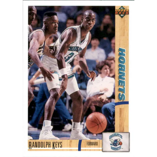 1991-92 Upper Deck #285 Randolph Keys NM-MT Charlotte Hornets Basketball Card Image 1