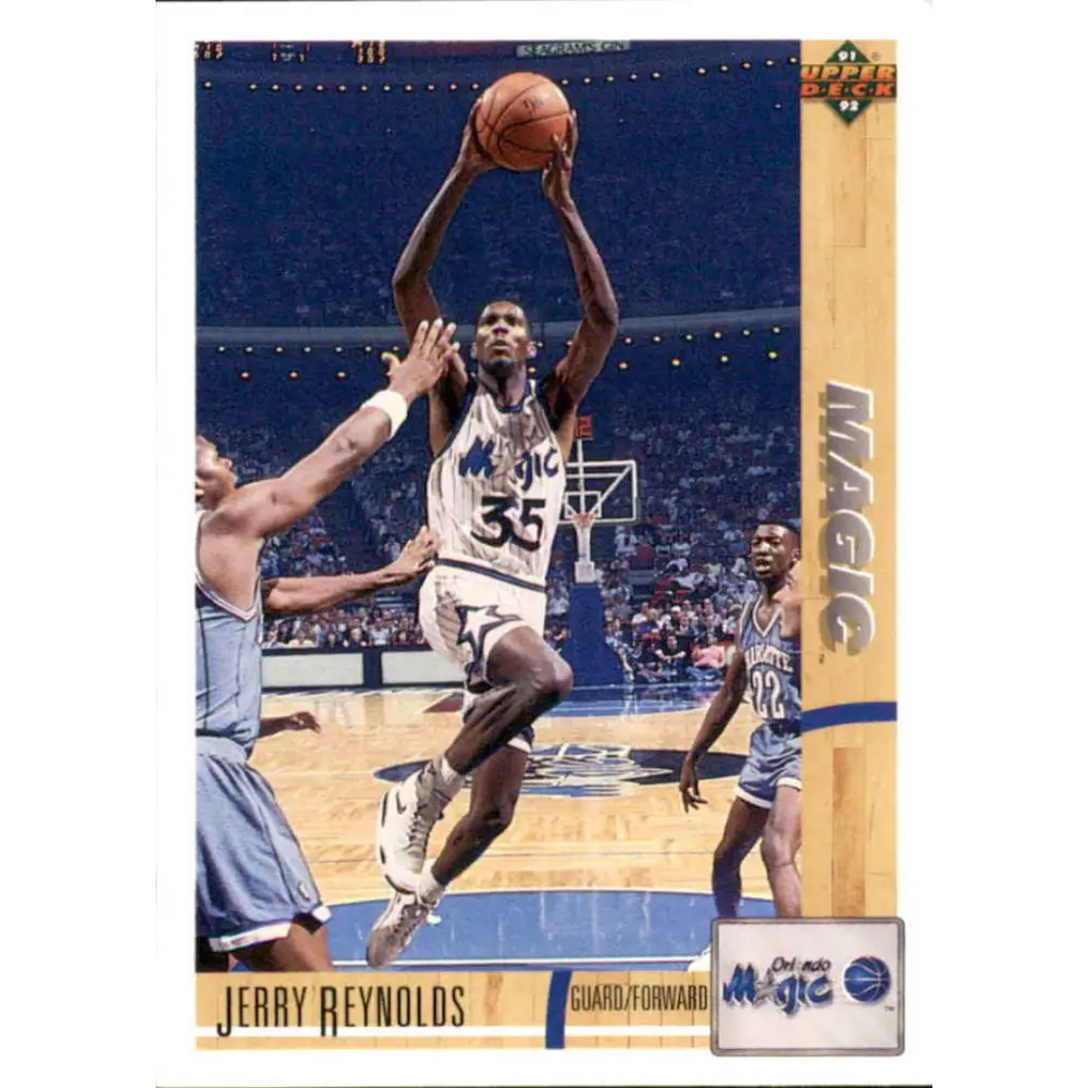 1991-92 Upper Deck #286 Jerry Reynolds NM-MT Orlando Magic Basketball Card Image 1
