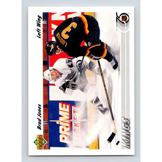 1991-92 Upper Deck #304 Brad Jones NM-MT Hockey Card Image 1