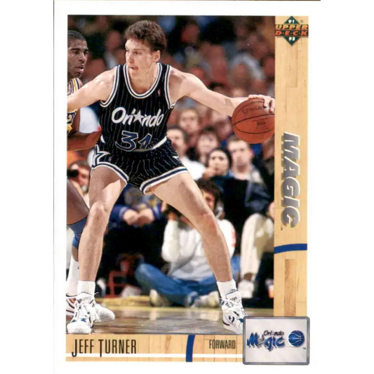1991-92 Upper Deck #304 Jeff Turner NM-MT Orlando Magic Basketball Card Image 1