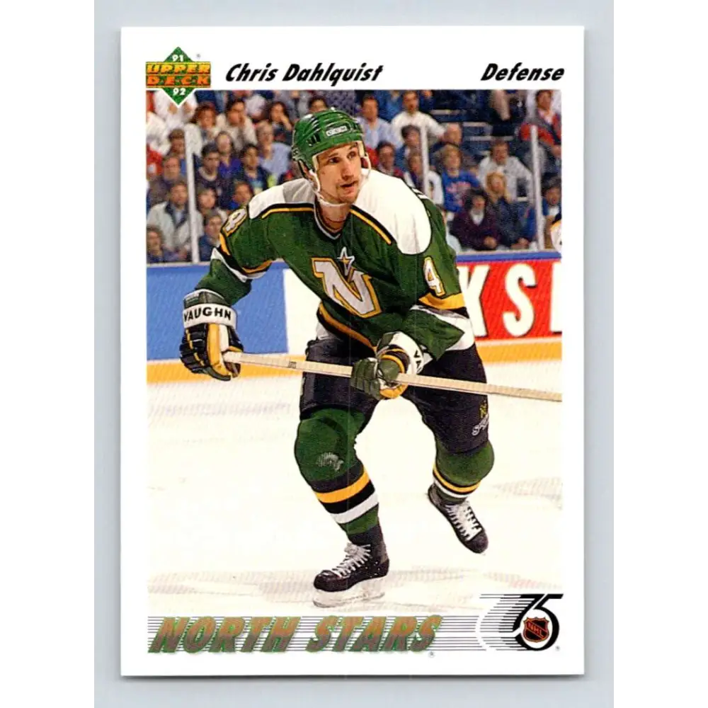 1991-92 Upper Deck #307 Chris Dahlquist NM-MT Minnesota North Stars Hockey Card Image 1