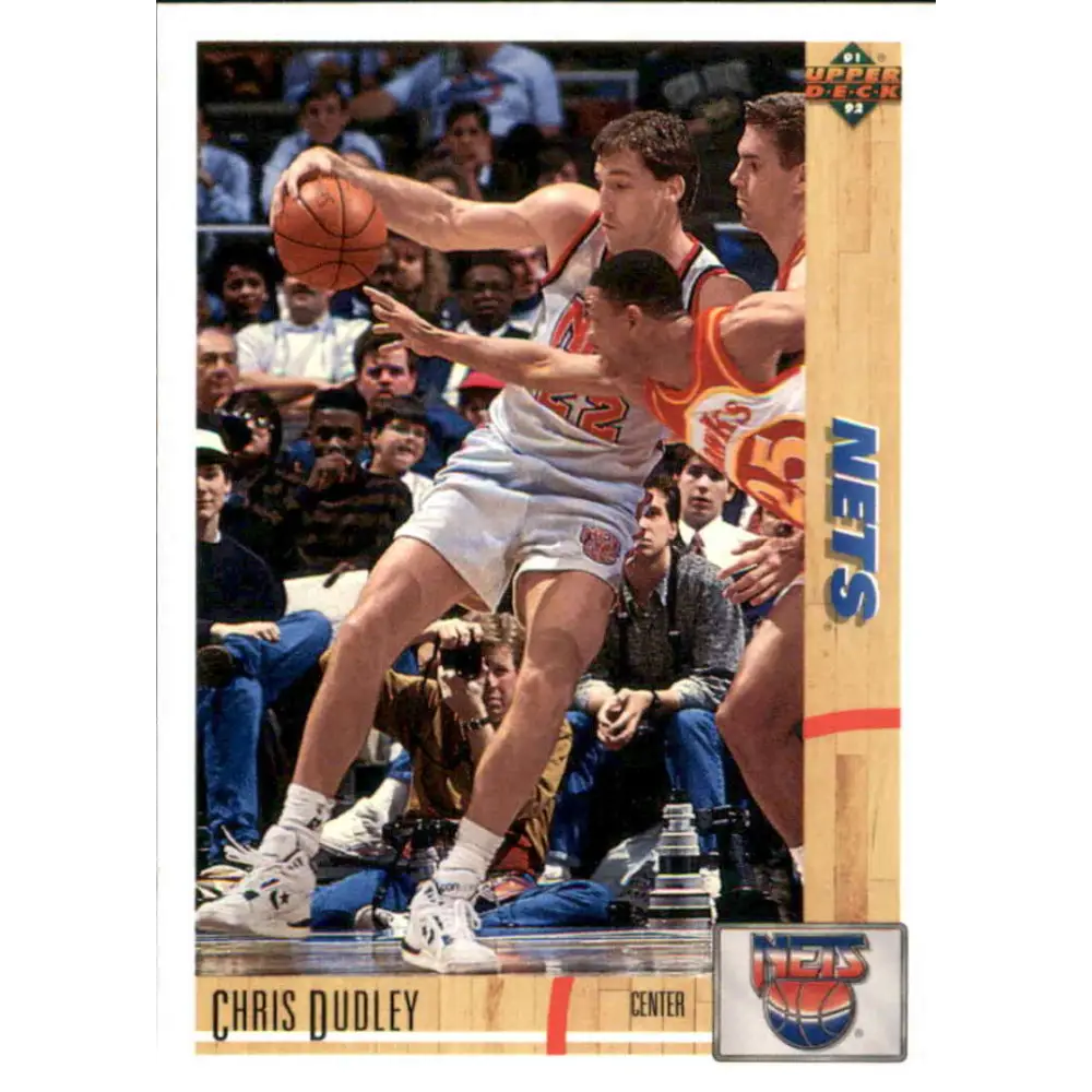 1991-92 Upper Deck #311 Chris Dudley NM-MT New Jersey Nets Basketball Card Image 1