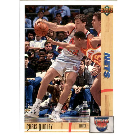 1991-92 Upper Deck #311 Chris Dudley NM-MT New Jersey Nets Basketball Card Image 1