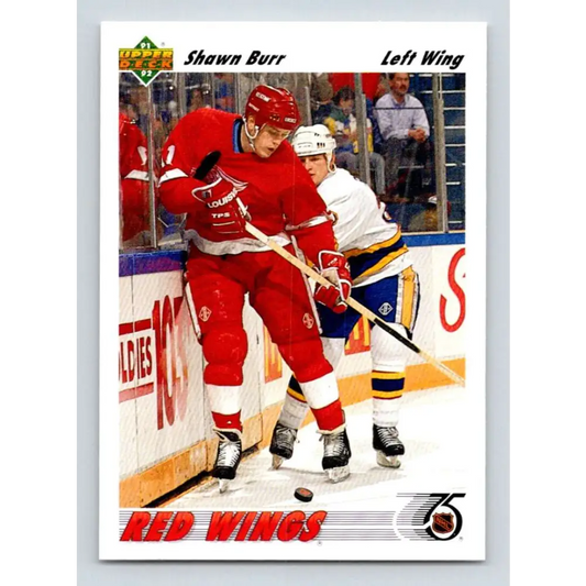 1991-92 Upper Deck #315 Shawn Burr NM-MT Detroit Red Wings Hockey Card Image 1