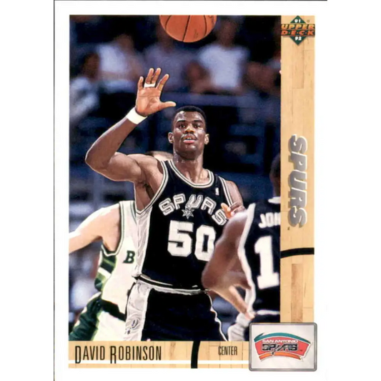 1991-92 Upper Deck #324 David Robinson NM-MT San Antonio Spurs Basketball Card Image 1