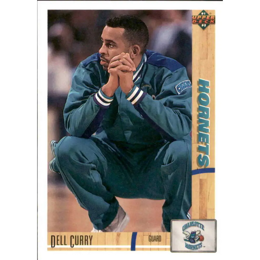 1991-92 Upper Deck #327 Dell Curry NM-MT Charlotte Hornets Basketball Card Image 1