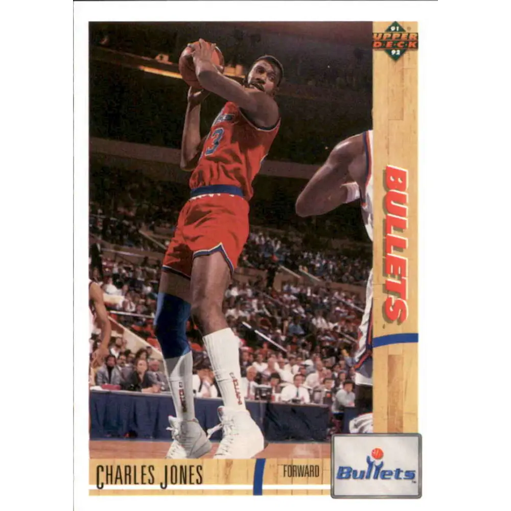 1991-92 Upper Deck #328 Charles Jones NM-MT Washington Bullets Basketball Card Image 1