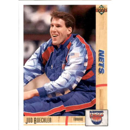 1991-92 Upper Deck #334 Jud Buechler NM-MT San Antonio Spurs Basketball Card Image 1