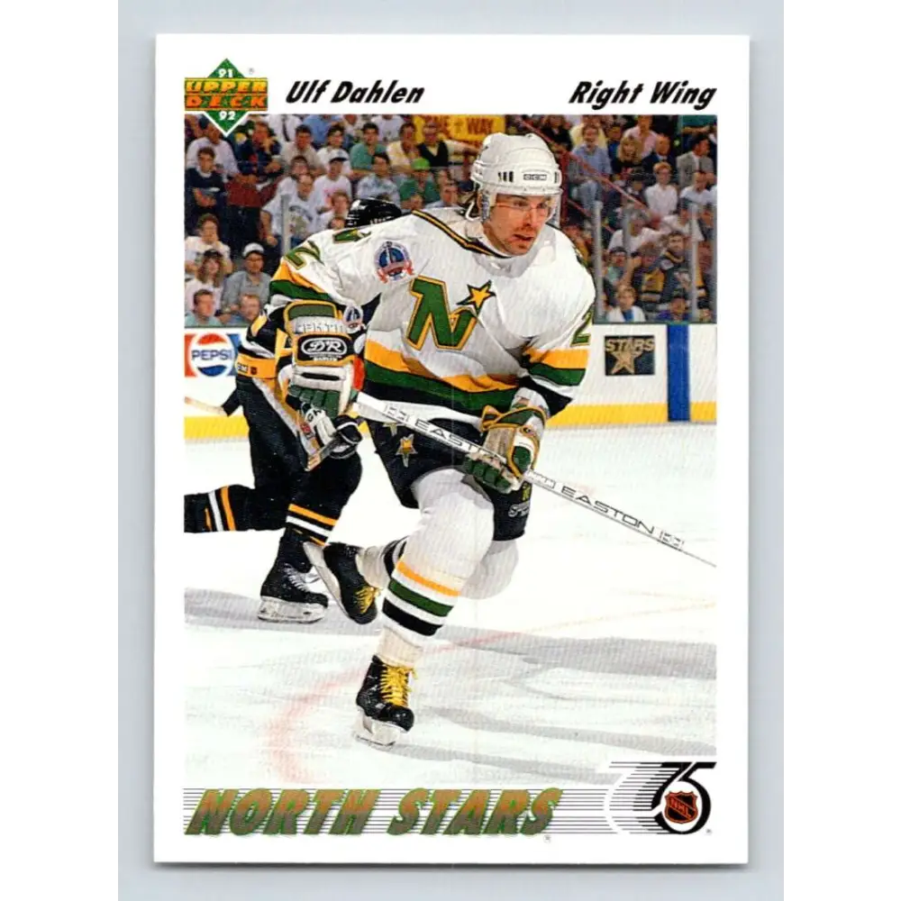 1991-92 Upper Deck #348 Ulf Dahlen NM-MT Minnesota North Stars Hockey Card Image 1