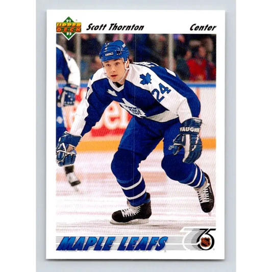 1991-92 Upper Deck #353 Scott Thornton NM-MT Hockey Card Image 1